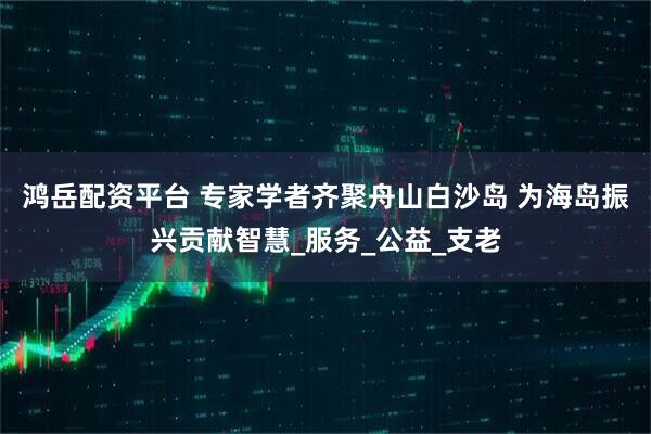 鸿岳配资平台 专家学者齐聚舟山白沙岛 为海岛振兴贡献智慧_服务_公益_支老
